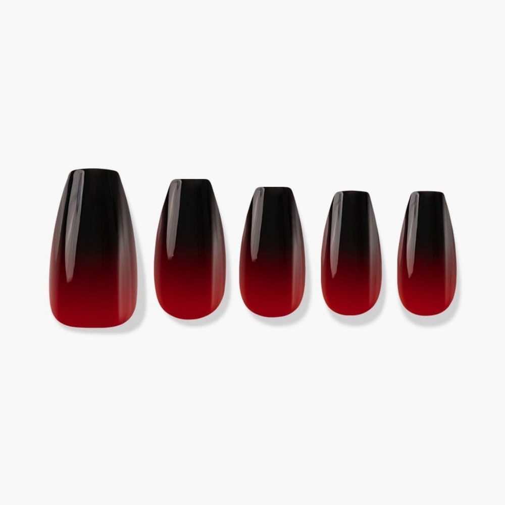 Finger Suit Twilight Coffin Shaped Press-on Nails